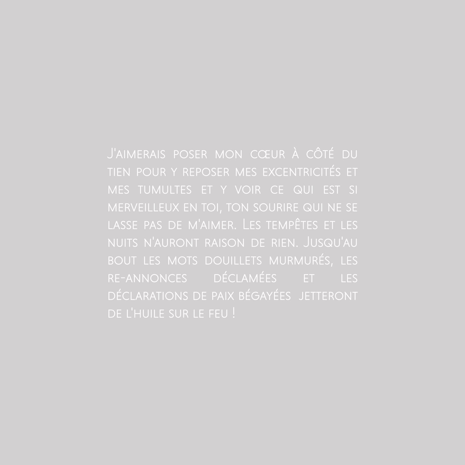 J'aimerais poser mon coeur – Image 2