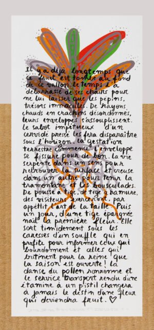 Destin d'une graine oubliée qui va manifester la vie !