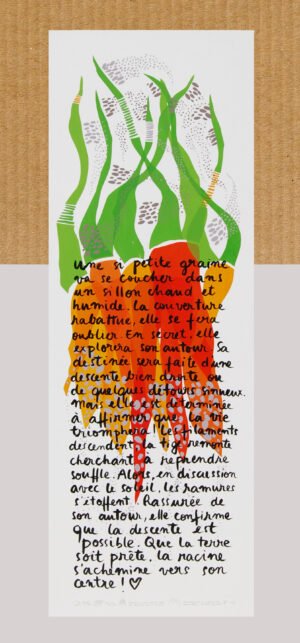 Voyage d'une racine vers le centre de la terre !